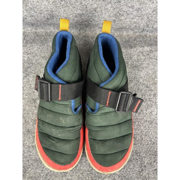 Chaco Ramble Puff Shoes Womens Size 6 Green Red Slip On Camp Slippers - Picture 3 of 8